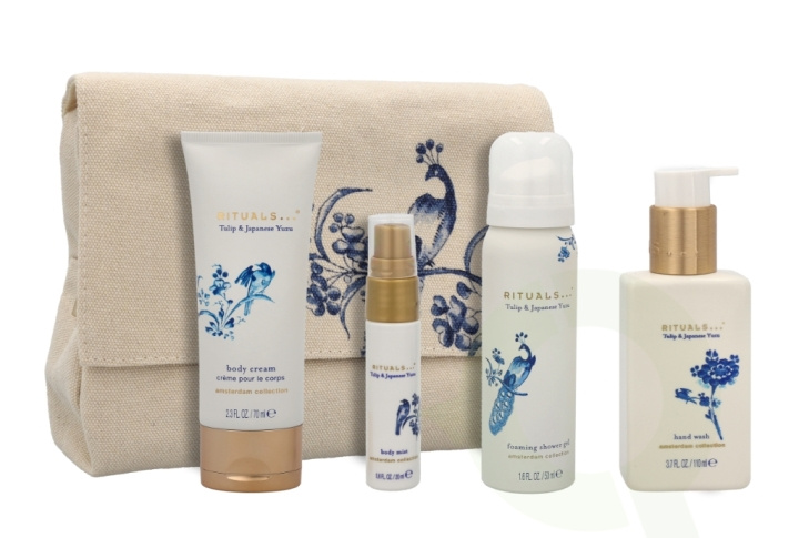Rituals Amsterdam Collection Set 250 ml Body Mist 20 ml/Håndvask 110 ml/Skummende dusjgel 50 ml/Kroppskrem 70 ml i gruppen HELSE OG SKJØNNHET / Gavesett / Gavesett for henne hos TP E-commerce Nordic AB (C47626)