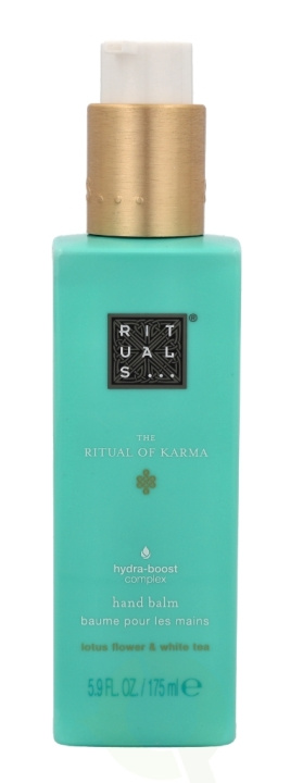 Rituals Karma Hydra-Boost Complex Hand Balm 175 ml Lotus Flower & White Tea i gruppen HELSE OG SKJØNNHET / Manikyr/pedikyr / Håndkrem hos TP E-commerce Nordic AB (C47632)