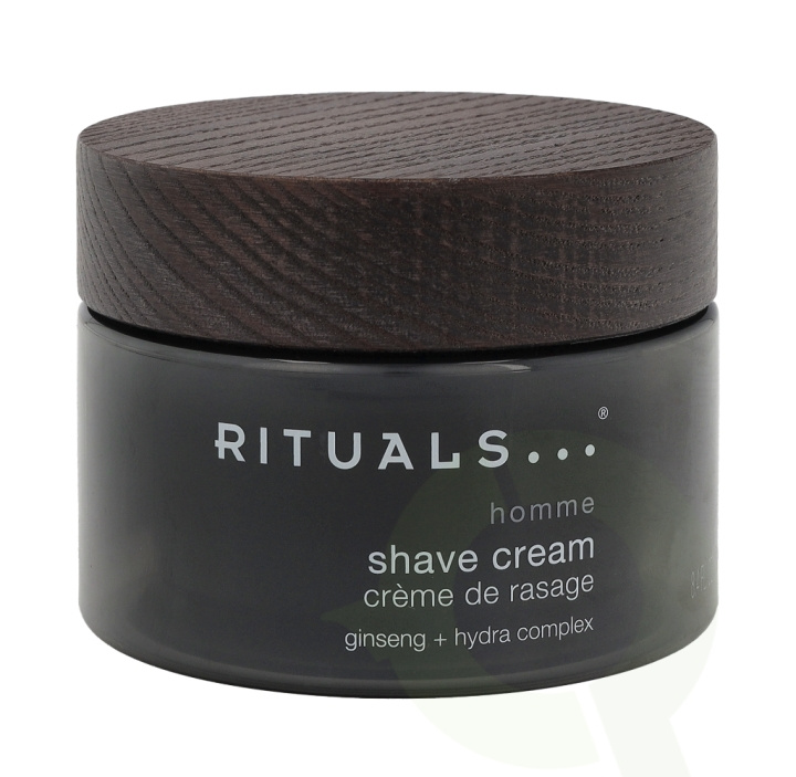 Rituals Homme Shave Cream 250 ml Ginseng + Hydra Complex i gruppen HELSE OG SKJØNNHET / Hår & styling / Barbering og trimming / Barberhøvler og tilbehør hos TP E-commerce Nordic AB (C47638)