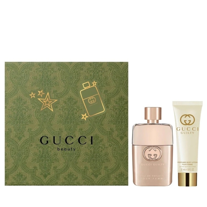Gucci Gucci Gavesett Guilty Pour Femme Edt 50ml + Body Lotion 50ml i gruppen HELSE OG SKJØNNHET / Gavesett / Gavesett for henne hos TP E-commerce Nordic AB (C47670)