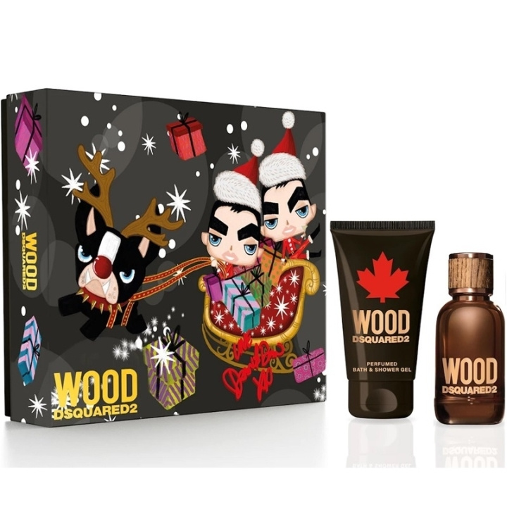 Dsquared3 Giftset Dsquared2 Wood Pour Homme Edt 30ml + Sg 50ml i gruppen HELSE OG SKJØNNHET / Gavesett / Gavesett for ham hos TP E-commerce Nordic AB (C47680)