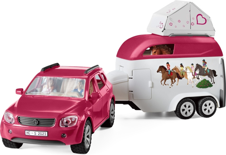 Schleich Horse Club 42535 - Eventyr med bil og hestehenger i gruppen LEKER, BARN OG BABY / Leker / Figurer, miniatyrer og tilbehør hos TP E-commerce Nordic AB (C47803)