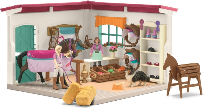 Schleich Horse Club 42568 - Hestebutikk i gruppen LEKER, BARN OG BABY / Leker / Figurer, miniatyrer og tilbehør hos TP E-commerce Nordic AB (C47835)