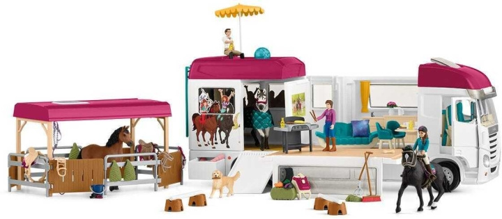 Schleich Horse Club 42619 - Hästtransport i gruppen LEKER, BARN OG BABY / Leker / Figurer & miniatyrer hos TP E-commerce Nordic AB (C47886)