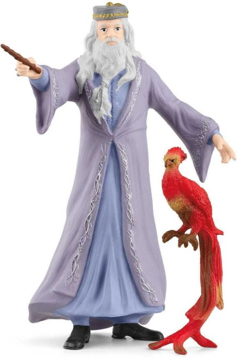 Schleich Harry Potter 42637 - Humlesnurr og Fawkes i gruppen LEKER, BARN OG BABY / Leker / Figurer, miniatyrer og tilbehør hos TP E-commerce Nordic AB (C47887)