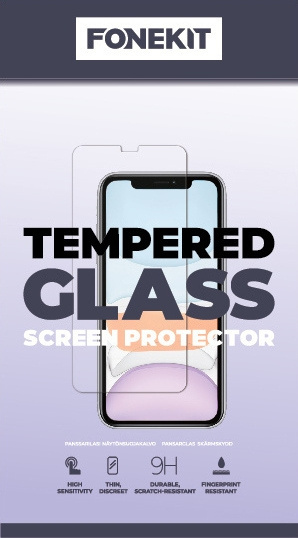 FoneKit herdet glass, iPhone 15 i gruppen SMARTTELEFON & NETTBRETT / Mobilbeskyttelse / Apple / iPhone 15 hos TP E-commerce Nordic AB (C47951)