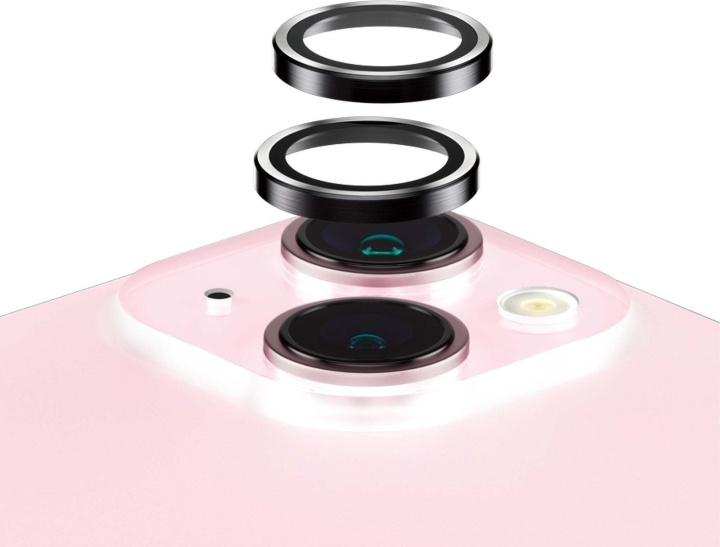 PanzerGlass Hoops kameralinse-deksel, iPhone 15 / 15 Plus i gruppen SMARTTELEFON & NETTBRETT / Mobilbeskyttelse / Apple / iPhone 15 hos TP E-commerce Nordic AB (C47955)