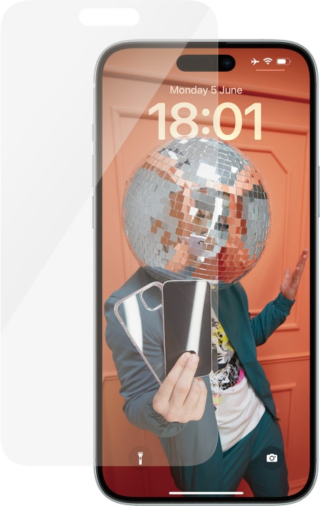 PanzerGlass Skjermbeskytter, iPhone 15 Plus i gruppen SMARTTELEFON & NETTBRETT / Mobilbeskyttelse / Apple / iPhone 15 hos TP E-commerce Nordic AB (C47962)