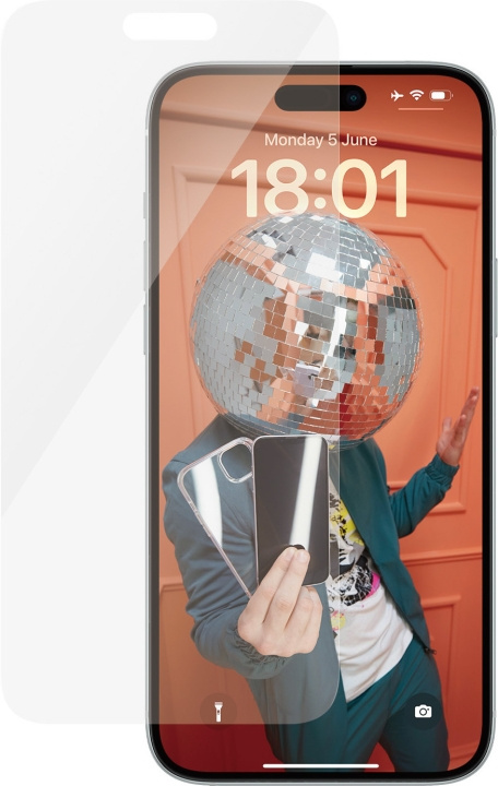PanzerGlass Skärmskydd, iPhone 15 Plus i gruppen SMARTTELEFON & NETTBRETT / Mobilbeskyttelse / Apple / iPhone 15 hos TP E-commerce Nordic AB (C47962)