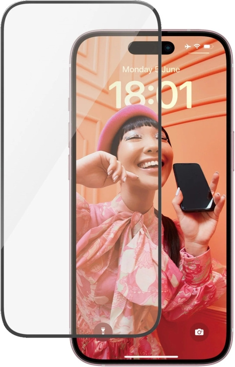 PanzerGlass Ultra-wide Fit with Aligner -skyddsglas, iPhone 15 i gruppen SMARTTELEFON & NETTBRETT / Mobilbeskyttelse / Apple / iPhone 15 hos TP E-commerce Nordic AB (C47964)