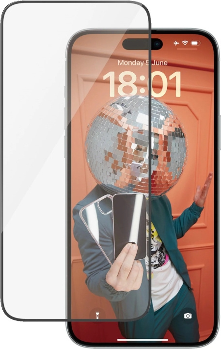 PanzerGlass Ultra-Wide Fit med Aligner-skjermbeskytter, iPhone 15 Plus i gruppen SMARTTELEFON & NETTBRETT / Mobilbeskyttelse / Apple / iPhone 15 hos TP E-commerce Nordic AB (C47966)