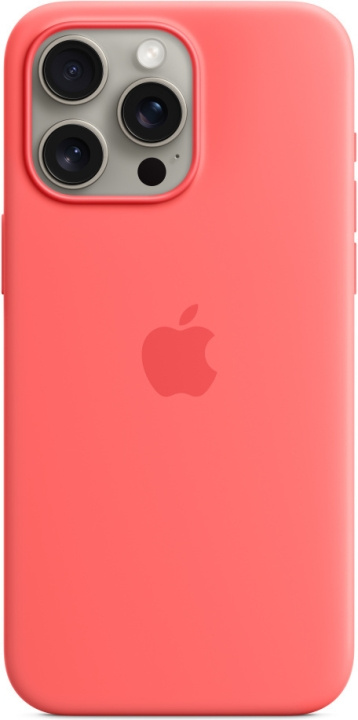 Apple iPhone 15 Pro Max silikonfodral med MagSafe, rosa i gruppen SMARTTELEFON & NETTBRETT / Mobilbeskyttelse / Apple / iPhone 15 hos TP E-commerce Nordic AB (C47973)