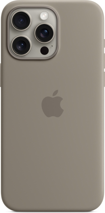 Apple iPhone 15 Pro Max silikonfodral med MagSafe, Brun i gruppen SMARTTELEFON & NETTBRETT / Mobilbeskyttelse / Apple / iPhone 15 hos TP E-commerce Nordic AB (C47977)