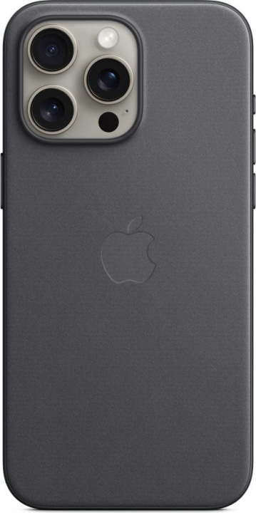 Apple iPhone 15 Pro Max FineWoven fodral med MagSafe, svart i gruppen SMARTTELEFON & NETTBRETT / Mobilbeskyttelse / Apple / iPhone 15 hos TP E-commerce Nordic AB (C47989)