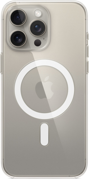 Apple iPhone 15 Pro Max genomskinligt fodral med MagSafe, transparent i gruppen SMARTTELEFON & NETTBRETT / Mobilbeskyttelse / Apple / iPhone 15 hos TP E-commerce Nordic AB (C48000)