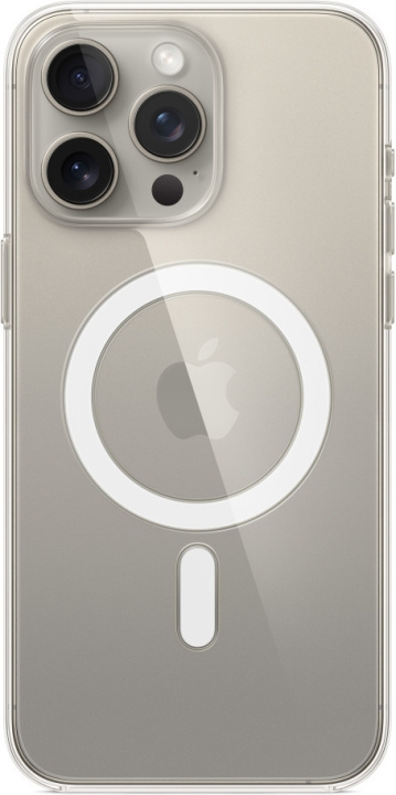 Apple iPhone 15 Pro Max gjennomsiktig etui med MagSafe, gjennomsiktig i gruppen SMARTTELEFON & NETTBRETT / Mobilbeskyttelse / Apple / iPhone 15 hos TP E-commerce Nordic AB (C48000)