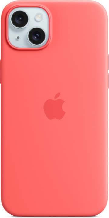 Apple iPhone 15 Plus silikonfodral med MagSafe, guava rosa i gruppen SMARTTELEFON & NETTBRETT / Mobilbeskyttelse / Apple / iPhone 15 hos TP E-commerce Nordic AB (C48001)
