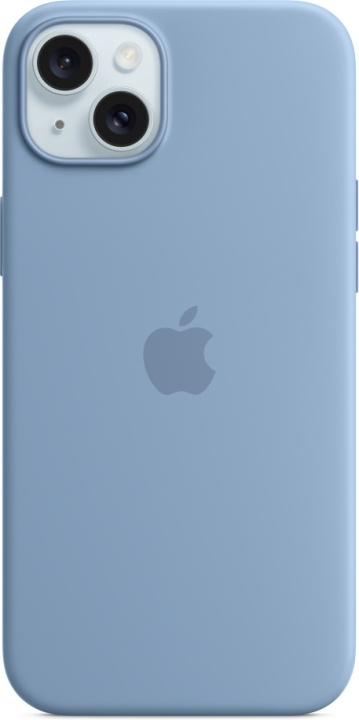 Apple iPhone 15 Plus silikonfodral med MagSafe, vinterblå i gruppen SMARTTELEFON & NETTBRETT / Mobilbeskyttelse / Apple / iPhone 15 hos TP E-commerce Nordic AB (C48004)