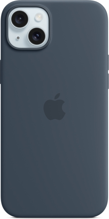 Apple iPhone 15 Plus silikonfodral med MagSafe, blå i gruppen SMARTTELEFON & NETTBRETT / Mobilbeskyttelse / Apple / iPhone 15 hos TP E-commerce Nordic AB (C48007)