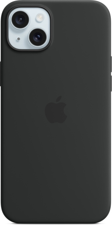 Apple iPhone 15 Plus silikonfodral med MagSafe, svart i gruppen SMARTTELEFON & NETTBRETT / Mobilbeskyttelse / Apple / iPhone 15 hos TP E-commerce Nordic AB (C48008)