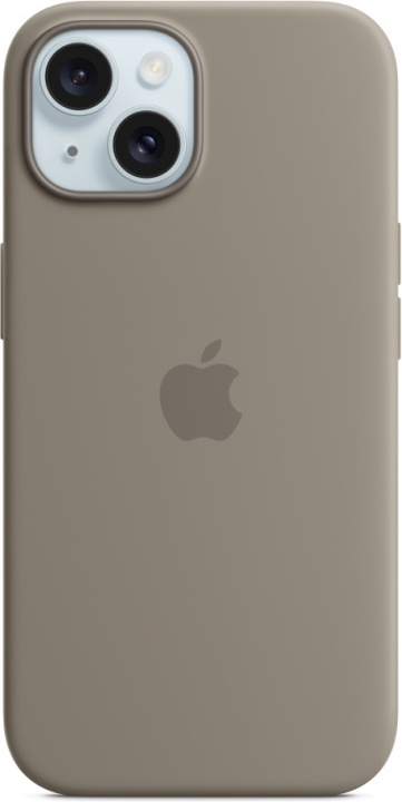 Apple iPhone 15 silikonfodral med MagSafe, lerbrunt i gruppen SMARTTELEFON & NETTBRETT / Mobilbeskyttelse / Apple / iPhone 15 hos TP E-commerce Nordic AB (C48014)