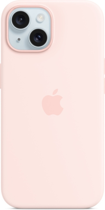 Apple iPhone 15 silikonfodral med MagSafe, rosa i gruppen SMARTTELEFON & NETTBRETT / Mobilbeskyttelse / Apple / iPhone 15 hos TP E-commerce Nordic AB (C48015)