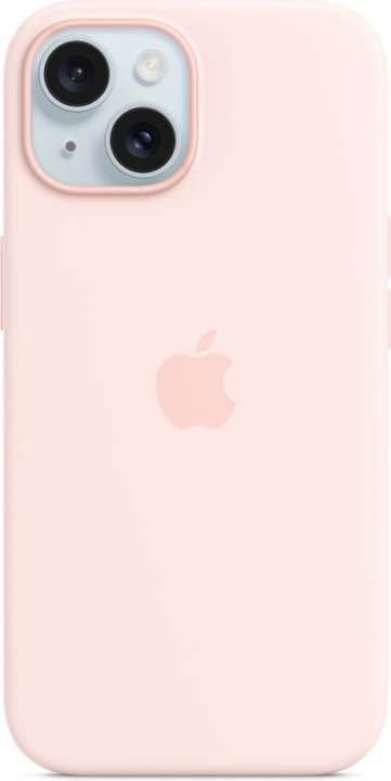 Apple iPhone 15 silikonetui med MagSafe, rosa i gruppen SMARTTELEFON & NETTBRETT / Mobilbeskyttelse / Apple / iPhone 15 hos TP E-commerce Nordic AB (C48015)