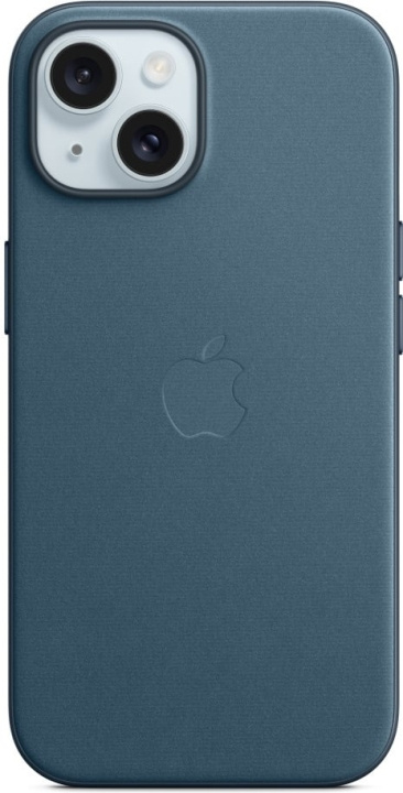 Apple iPhone 15 FineWoven-etui med MagSafe, Pacific Blue i gruppen SMARTTELEFON & NETTBRETT / Mobilbeskyttelse / Apple / iPhone 15 hos TP E-commerce Nordic AB (C48023)