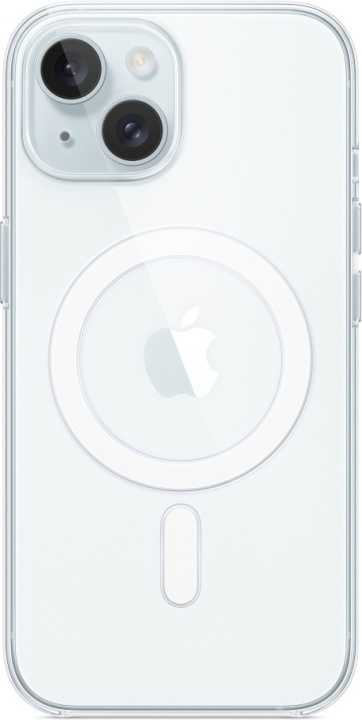 Apple iPhone 15 genomskinligt fodral med MagSafe, transparent i gruppen SMARTTELEFON & NETTBRETT / Mobilbeskyttelse / Apple / iPhone 15 hos TP E-commerce Nordic AB (C48028)