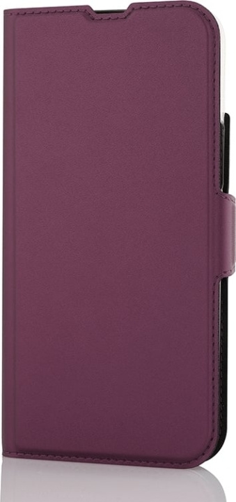 Wave BookCase beskyttelsesveske, MagSafe-kompatibel, iPhone 15 Plus, smoky sangria i gruppen SMARTTELEFON & NETTBRETT / Mobilbeskyttelse / Apple / iPhone 15 hos TP E-commerce Nordic AB (C48034)