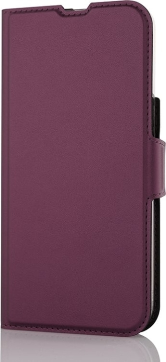 Wave BookCase beskyttelsesveske, MagSafe-kompatibel, iPhone 15 Pro Max, smoky sangria i gruppen SMARTTELEFON & NETTBRETT / Mobilbeskyttelse / Apple / iPhone 15 hos TP E-commerce Nordic AB (C48040)