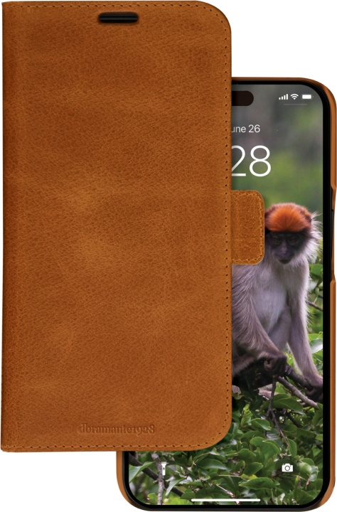 Dbramante1928 Lynge, lommebokveske og beskyttelsesveske, iPhone 15 Plus, brun i gruppen SMARTTELEFON & NETTBRETT / Mobilbeskyttelse / Apple / iPhone 15 hos TP E-commerce Nordic AB (C48107)