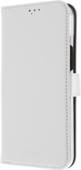 Insmat Eksklusivt Flip Case lommebokveske, iPhone 15, hvit i gruppen SMARTTELEFON & NETTBRETT / Mobilbeskyttelse / Apple / iPhone 15 hos TP E-commerce Nordic AB (C48118)