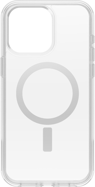 Otterbox Symmetry Clear for MagSafe beskyttelsesveske, iPhone 15 Pro Max, gjennomsiktig i gruppen SMARTTELEFON & NETTBRETT / Mobilbeskyttelse / Apple / iPhone 15 hos TP E-commerce Nordic AB (C48131)