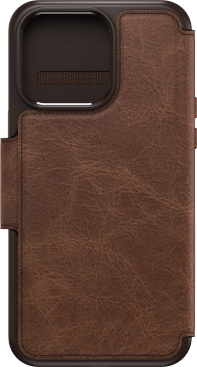 Otterbox Strada MagSafe -plånboksfodral, iPhone 15 Pro Max, brun. i gruppen SMARTTELEFON & NETTBRETT / Mobilbeskyttelse / Apple / iPhone 15 hos TP E-commerce Nordic AB (C48151)