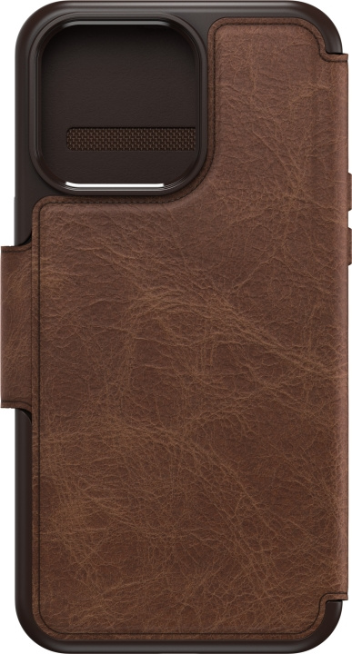 Otterbox Strada MagSafe lommebokveske, iPhone 15 Pro Max, brun. i gruppen SMARTTELEFON & NETTBRETT / Mobilbeskyttelse / Apple / iPhone 15 hos TP E-commerce Nordic AB (C48151)