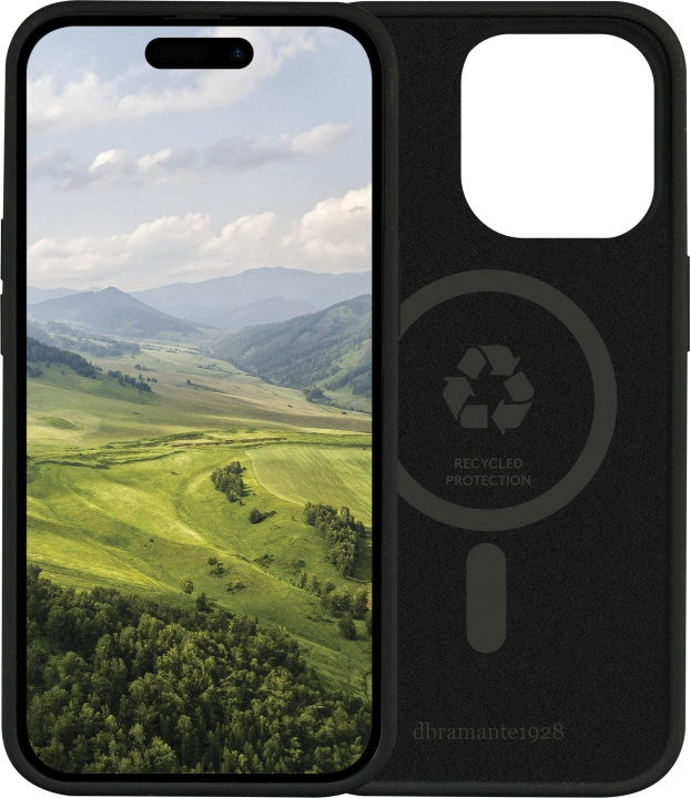 Dbramante1928 Monaco beskyttelsesveske, iPhone 15 Pro Max, nattsvart i gruppen SMARTTELEFON & NETTBRETT / Mobilbeskyttelse / Apple / iPhone 15 hos TP E-commerce Nordic AB (C48170)