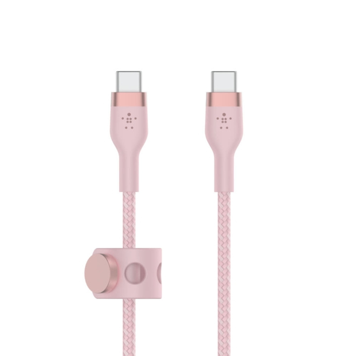 Belkin BOOST CHARGE USB-C to USB-C 2.0 Braided Silicon, 1m, Pink i gruppen Datautstyr / Kabler og adaptere / USB / USB-C hos TP E-commerce Nordic AB (C48194)