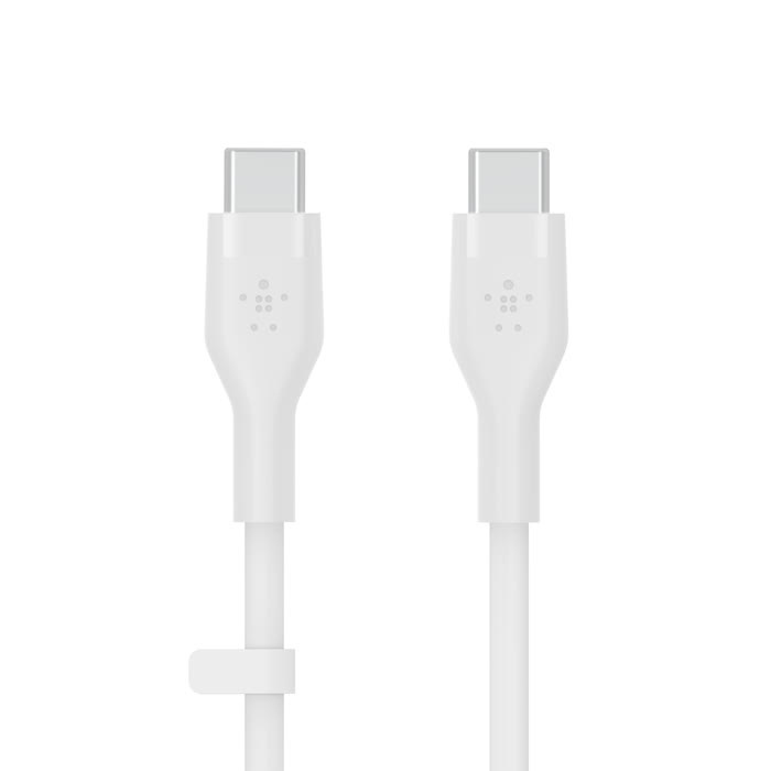Belkin BOOST CHARGE USB-C to USB-C 2.0 Silicon, 2M, White i gruppen Datautstyr / Kabler og adaptere / USB / USB-C hos TP E-commerce Nordic AB (C48204)
