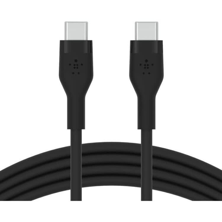 Belkin BOOST CHARGE USB-C to USB-C 2.0 Silicon, 3M, Black i gruppen Datautstyr / Kabler og adaptere / USB / USB-C hos TP E-commerce Nordic AB (C48205)