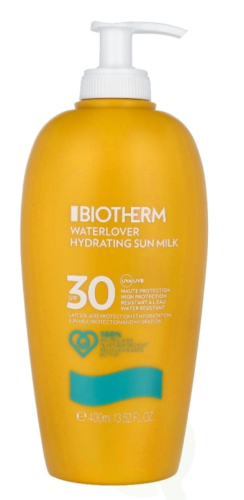 Biotherm Waterlover Hydrating Sun Milk SPF30 400 ml i gruppen HELSE OG SKJØNNHET / Hudpleie / Soling / Solkrem hos TP E-commerce Nordic AB (C48414)