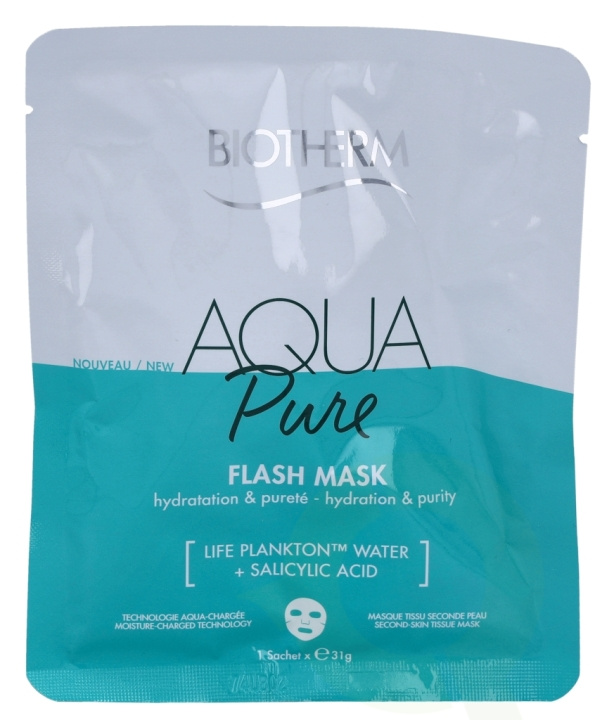 Biotherm Aqua Pure Flash Mask 31 gr Hydration & Purity i gruppen HELSE OG SKJØNNHET / Hudpleie / Ansikt / Masker hos TP E-commerce Nordic AB (C48430)