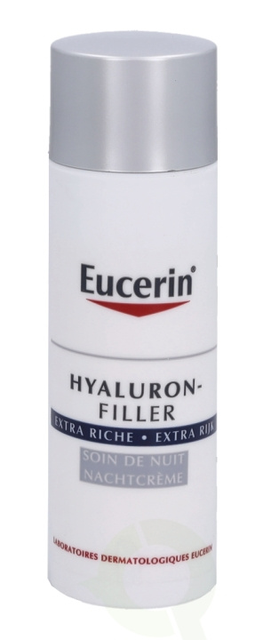 Eucerin Hyaluron-Filler Night Cream Extra Rich 50 ml i gruppen HELSE OG SKJØNNHET / Hudpleie / Ansikt / Nattkrem hos TP E-commerce Nordic AB (C48470)