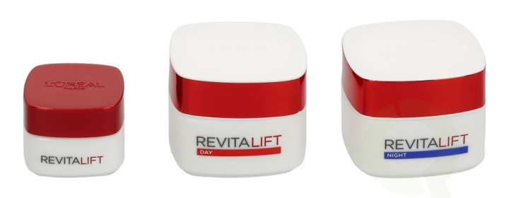 L\'Oreal Advanced Revitalift Program 115 ml Eye Cream 15ml/Day Cream 50ml/Night Cream 50ml i gruppen HELSE OG SKJØNNHET / Gavesett / Gavesett for henne hos TP E-commerce Nordic AB (C48499)