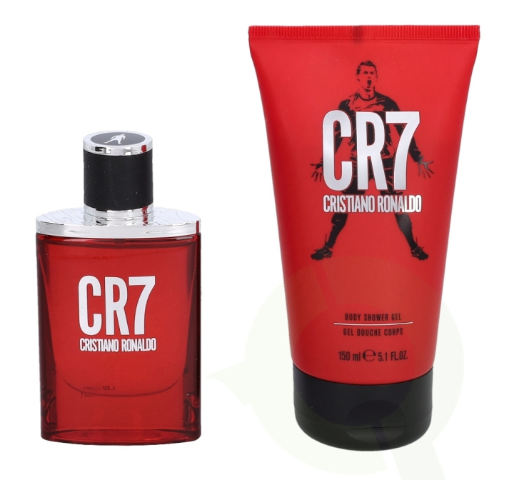 Cristiano Ronaldo CR7 Giftset 180 ml Edt Spray 30ml/Showergel 150ml i gruppen HELSE OG SKJØNNHET / Gavesett / Gavesett for ham hos TP E-commerce Nordic AB (C48643)