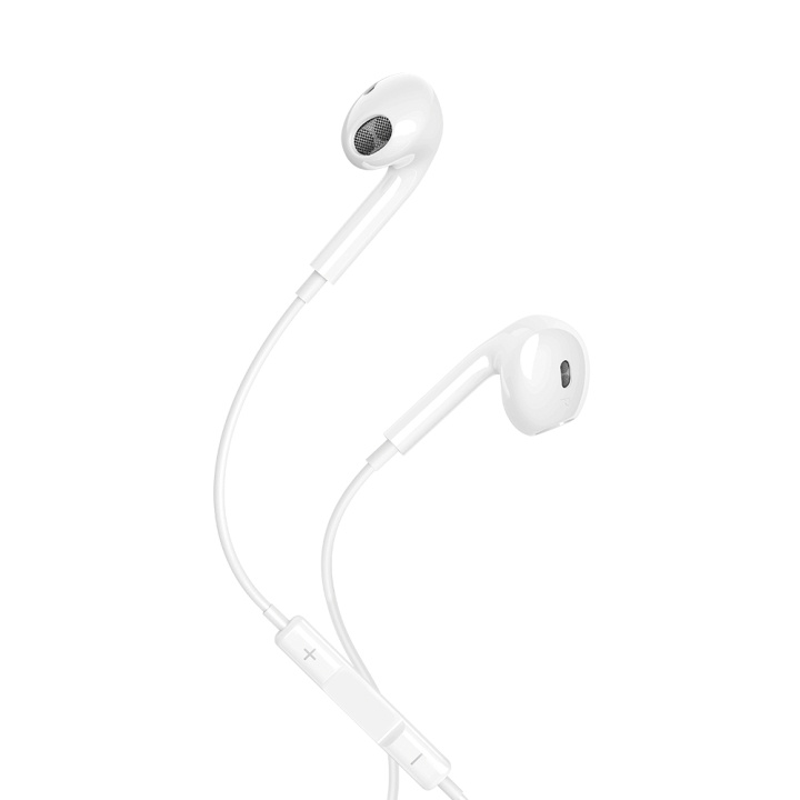 Maxlife wired earphones MXEP-04 USB-C white i gruppen Elektronikk / Lyd & Bilde / Hodetelefoner & Tilbehør / Hodetelefoner hos TP E-commerce Nordic AB (C48660)