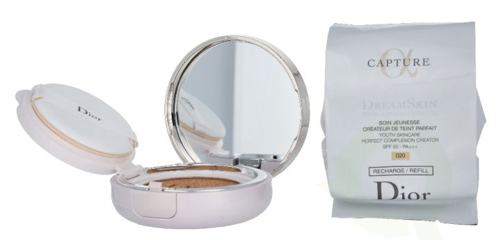 Dior Capture Totale Dreamskin Cushion SPF50 30 gr #020 - 2x15gr i gruppen HELSE OG SKJØNNHET / Makeup / Makeup ansikt / Foundation hos TP E-commerce Nordic AB (C48710)