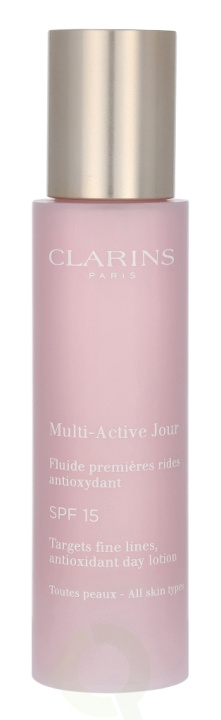 Clarins Multi-Active Jour Fluid SPF15 50 ml All Skin Types i gruppen HELSE OG SKJØNNHET / Hudpleie / Ansikt / Dagkrem hos TP E-commerce Nordic AB (C48781)