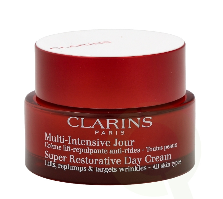 Clarins Super Restorative Day Cream 50 ml All Skin Types i gruppen HELSE OG SKJØNNHET / Hudpleie / Ansikt / Ansiktskrem hos TP E-commerce Nordic AB (C48804)