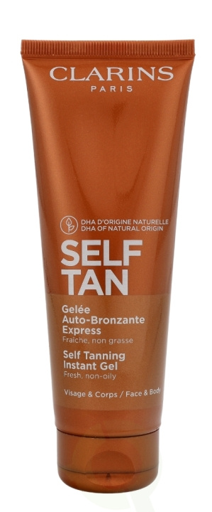 Clarins Self Tanning Instant Gel 125 ml Face & Body i gruppen HELSE OG SKJØNNHET / Hudpleie / Soling / Brun uten sol hos TP E-commerce Nordic AB (C48805)